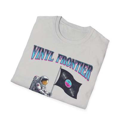 Vinyl Frontier Astronaut T-Shirt, Unisex Graphic Tee, Space Lover Gift, Casual Style, Summer Wear, Unique T-Shirt