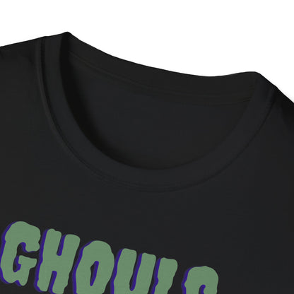 Halloween Skeleton Ghouls and Roses Band UnisexT-Shirt
