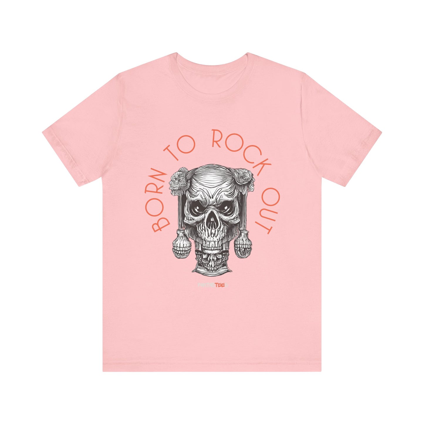 Born to Rock Out Skull Tee