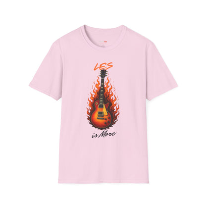 Rock-Inspired Unisex T-Shirt: Les is More, Music Lover Gift, Casual Wear, Concert Outfit, Best Friend Birthday