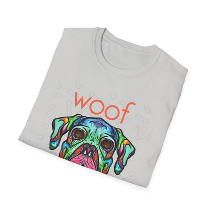 Colorful Dog Skull Tee