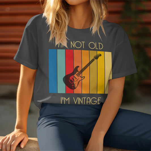 Im not old I´m Vintage Guitar Tee